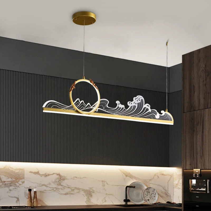 Luces led colgantes modernas para decoración del hogar, lámparas de luz para sala de estar, candelabros para comedor, iluminación interior