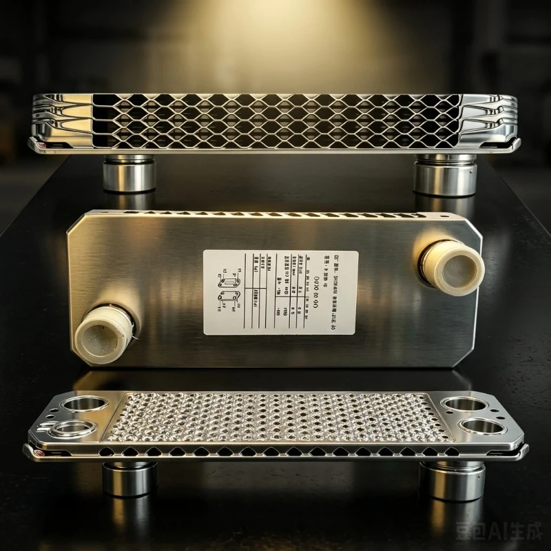 Stainless steel copper brazed plate heat exchanger, used for transformer oil cooling and air compressor oil-water heat exchange