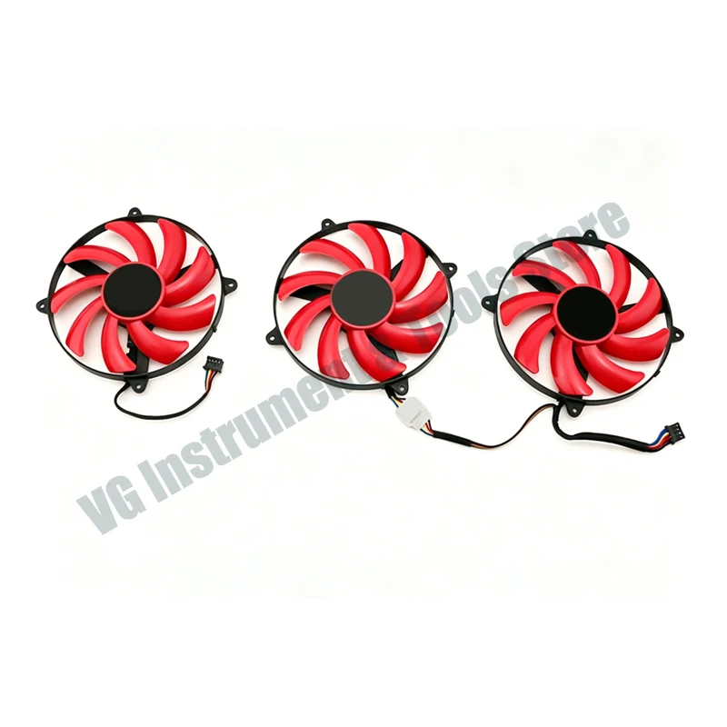 For 85MM FDC10U12D9-C DC 12V 0.45A 4Pin Triple Fan Replacement For AMD Radeon HD8990 HD7990 Graphics Video Card Cooling Fans
