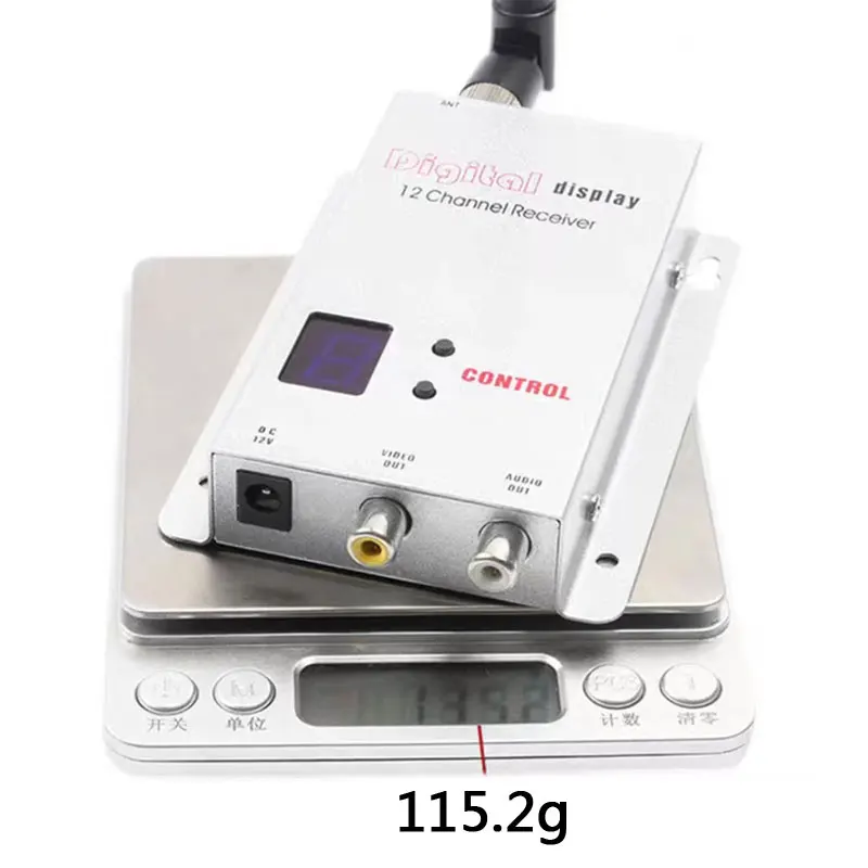 1.2G 8CH 1500mw AV Sender Wireless FPV 1.2Ghz TV Audio Video Transmitter Receiver For QAV250 250 FPV Quadcopter
