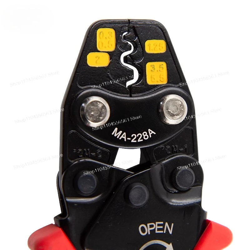 MA-228A/C Ratchet Crimper - 0.3-5.5mm Non-Insulated Terminal Crimping Tool with Labor-Saving Mechanism​