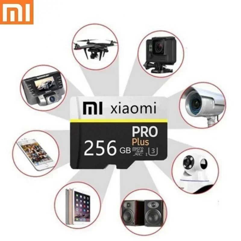 Xiaomi-Cartão de Memória Micro SD para Celular, Gravador de Condução, Fone de Ouvido, Alto-falante, Câmera HD, Game Switch, 2TB, 1TB, 128GB