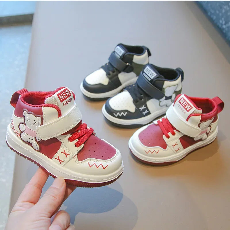 

Boy Toddlers Sneaker 2-8Year Fashion Sport Shoe for Girl Skateboard Kid Casual Shoe Kid Sports Shoes Girl Shoes Kid Tennis Shoes