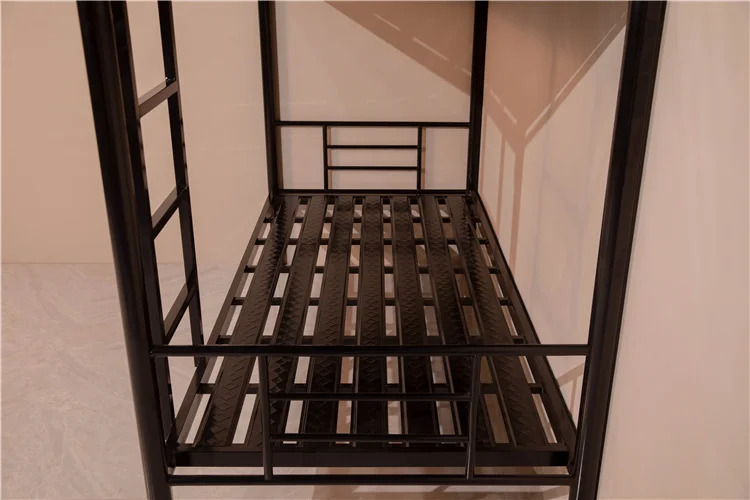 School Dormitory Loft  Metal Steel Iron Double Bunk Beds For Adults And Kids With Stairs