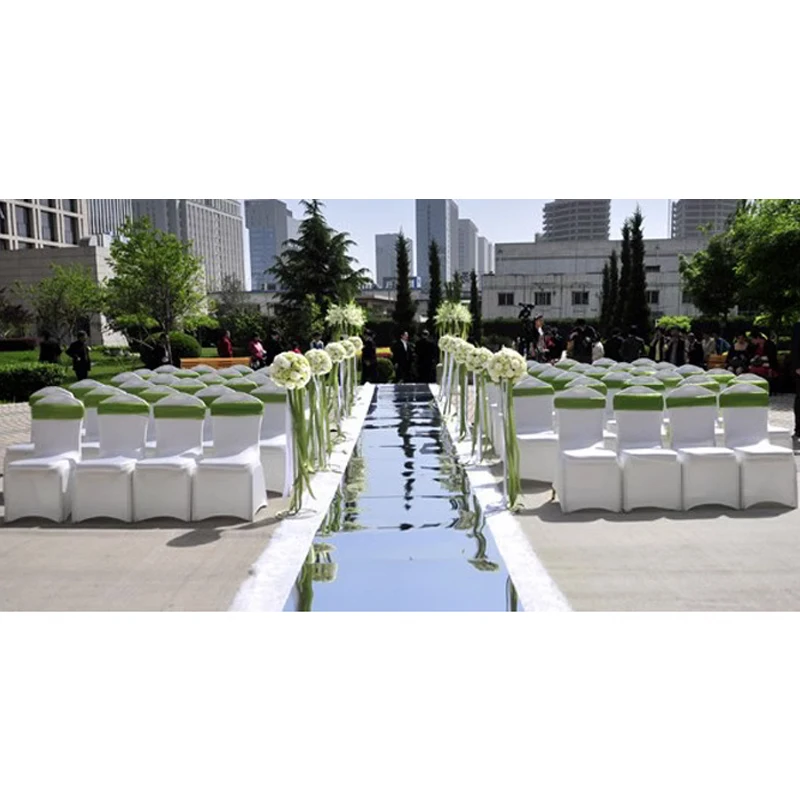 1.2 M Mirror Carpet Wedding Thickened Bright Double sided Wedding Stage Reflective  Cuttable Mirror Carpet Wedding Carpet