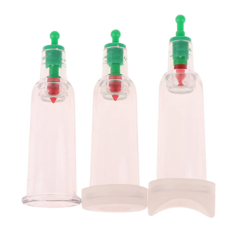 Silicone Cupping Massage Health B7 Cans Vacuum Cupping Chinese Medicine Ventosa Terapia Plastic Cup Finger Small Gas