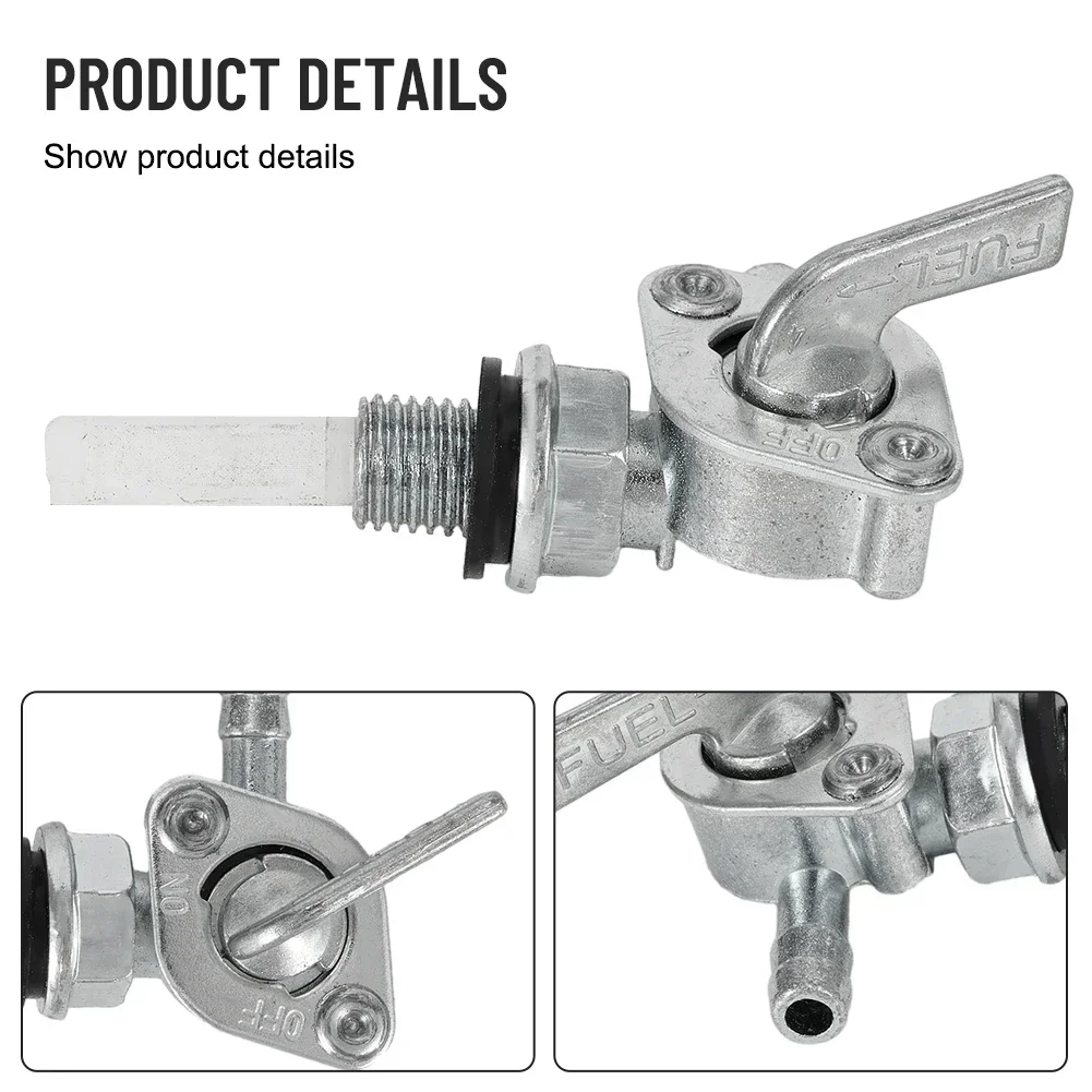 Aço inoxidável interruptor válvula, substituição do combustível, mangueira de prata, 1 ", 4", 90 graus acessórios, alta qualidade, novo