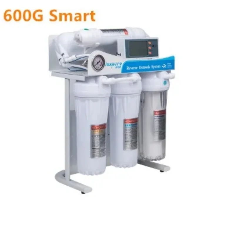 400/600gpd Water Purifier Reverse Osmosis System Pure Water Machine Reverse Osmosis Water Filter Automatic Flush Aquarium System