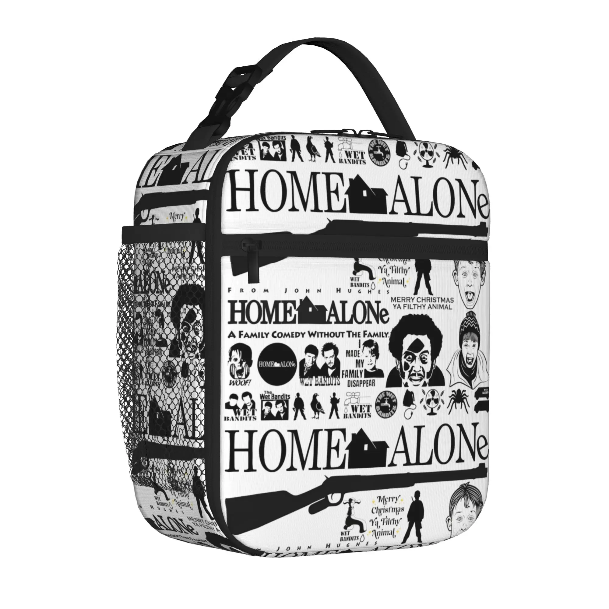 Home Alone Cartoon Cute Handheld Thermal Cooler Bag Kevin Macaulay Culkin Reusable Insulated Lunch Bags Food Bento Box For Work
