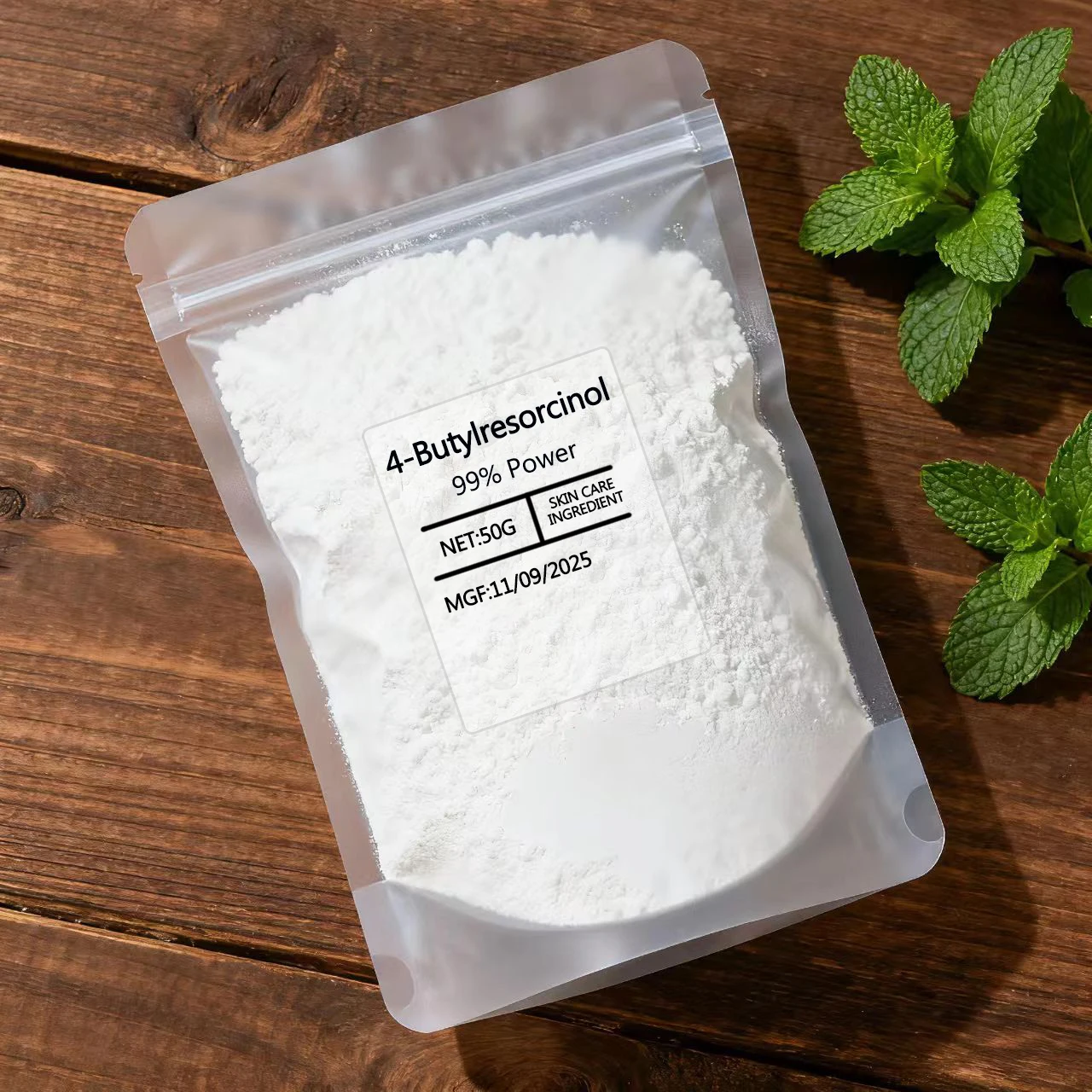 Cosmetic Raw Materials Inhibiting Melanin 4-Butylresorcinol Raw Powder 577  377  CAS 18979-61-8 with Bulk Price