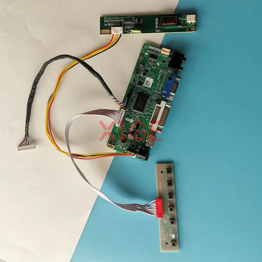 

For HT12X12 N121X4 TM121XG N121X5 LCD Monitor Controller Drive Board Kit DIY 1-CCFL VGA+DVI+HDMI LVDS 20-Pins 1024x768 1024*768