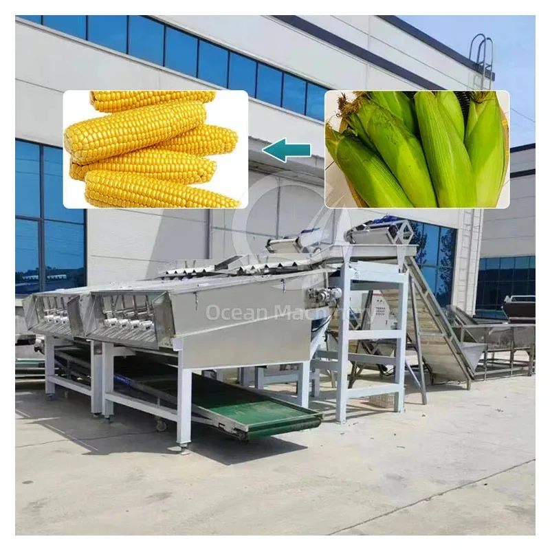 OCEAN Electrical Maize Threshing Kernel Remover Thresher Sweet Corn Sheller Machine