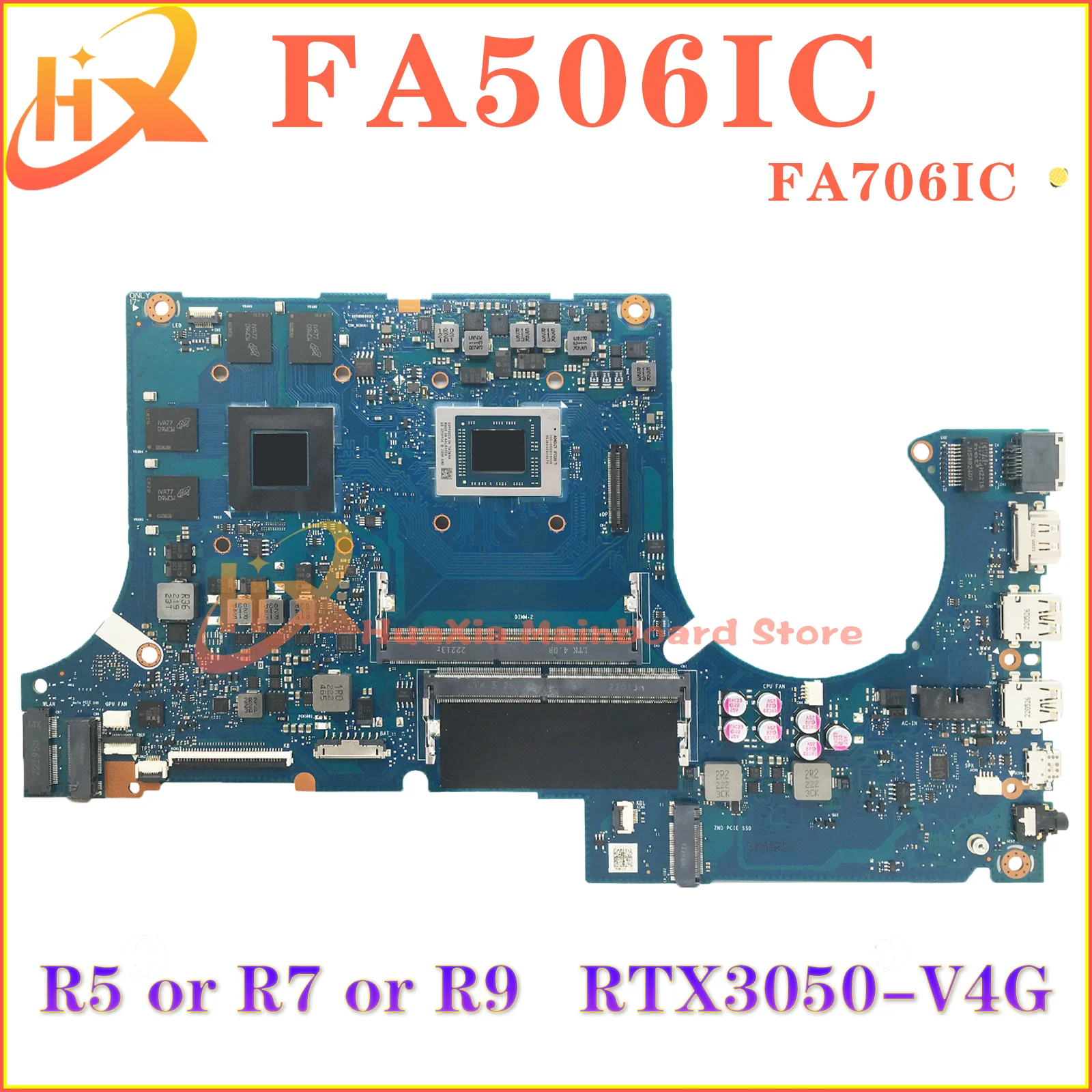 Mainboard FA506IHR FA706IHR FX506IHR FX706IHR FA506IC FA506IE FA706IE FA706IC FX506IC FX506IE FX706IC FX706IE Laptop Motherboard