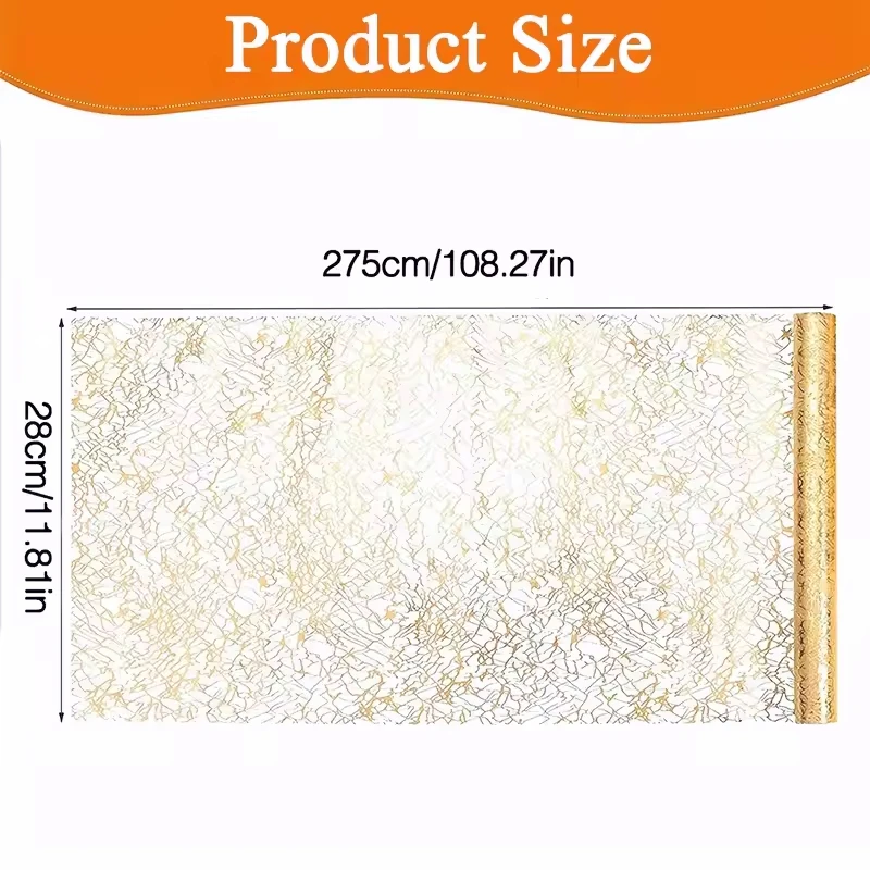 Silver/Gold Hot Stamping Table Flag Runner Metallic Glitter Table Cloths Runner Wedding Christmas New Year Table Decoration