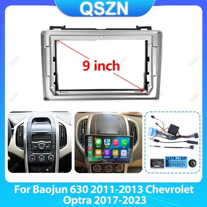 

For Baojun630 2011-2013 Chevrolet Optra2017-2023 Car Radio Stereo Android GPS Multimedia Radio Fascia Panel Dashboard Frame Kit