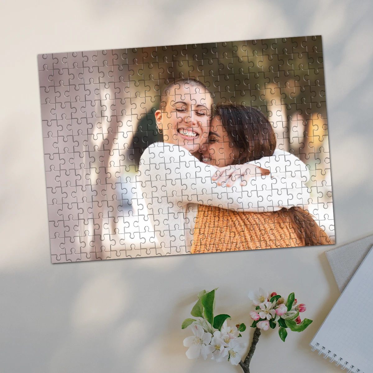 35/300/500/1000pcs Personalized Custom Photo Puzzle Friend Jigsaw puzzle Mosaic Custom DIY Puzzle Photo Portrait Handmade
