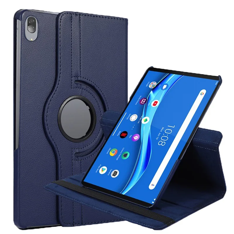 360 Rotating Case For Lenovo Tab M10 HD 2nd Gen TB-X306F TB-X306X X306 3nd 10.1 TB-328FU Funda Flip Stand PU Leather Cover Cases