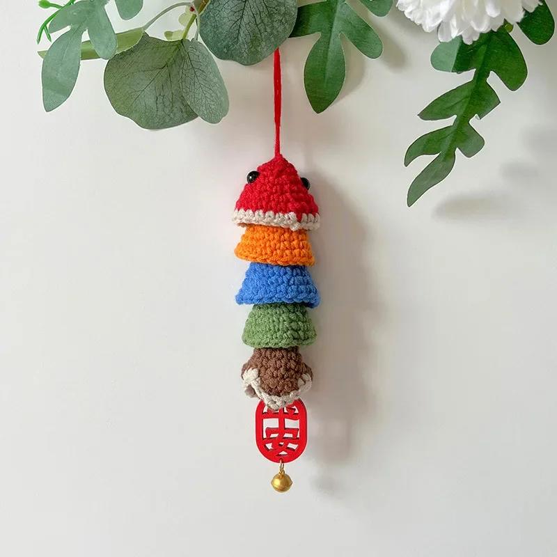 DIY Handmade Crochet Network Red Every Year Have Fish Lucky Amulet Car Interior Pendant