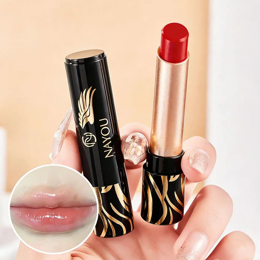 Temperature sensitive color changing moisturizing lipstick Matte Nude Non-stick Cup Makeup Lip Tint Cosmetic
