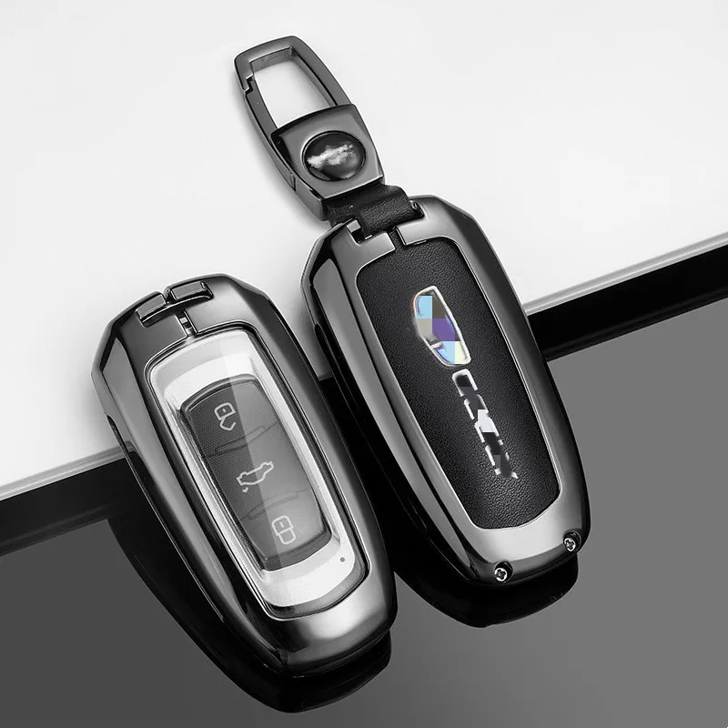 Zinc Alloy Remote Key Case Cover For Geely Atlas Boyue NL3 EX7 SUV GT GC9 Emgrand X7 Borui Protected Shell Keychain Accessories