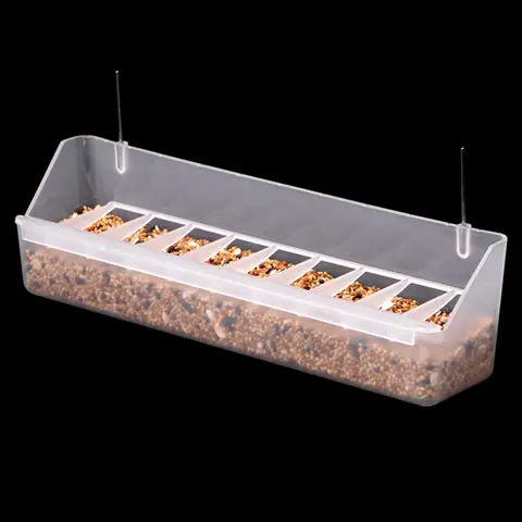 Mangeoire à Pigeons amovible suspendue, 1 pièce, mangeoire à poulet, troie à eau pour pigeons, perroquets, poussins, caille, canard, oiseaux, volaille