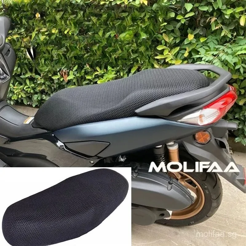 Motorcycle Seat Cover Seat Cushion Cover For Yamaha NMAX 155 Sun Protection Breathable 3D Mesh Heat Insulation Net Accessories