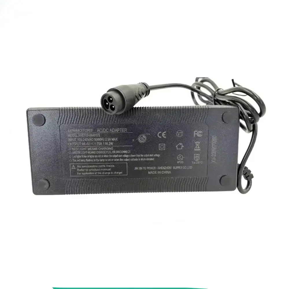 66.4V 1.75A Adapter Charger For Minimotors 60V Dualtron 3 Dualtron Victor Luxury Spider Thunder & Plus Compact Electric Scooter - view 4