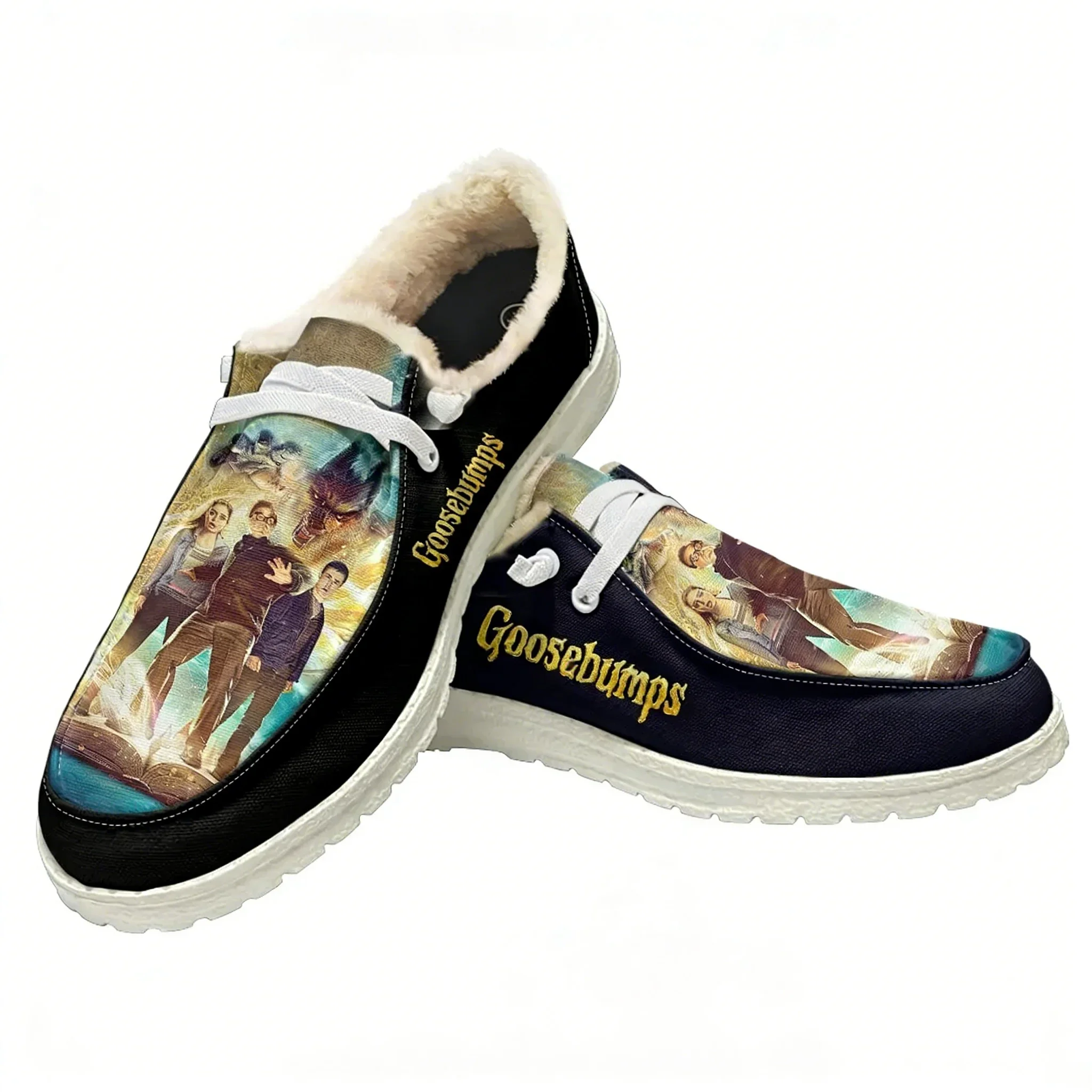 

Goosebumps Plush Flat Shoe Mens Womens Teenager Warm Shoe Indoor Outdoor High Quality Lightweight Shoes Custom Made Footwear