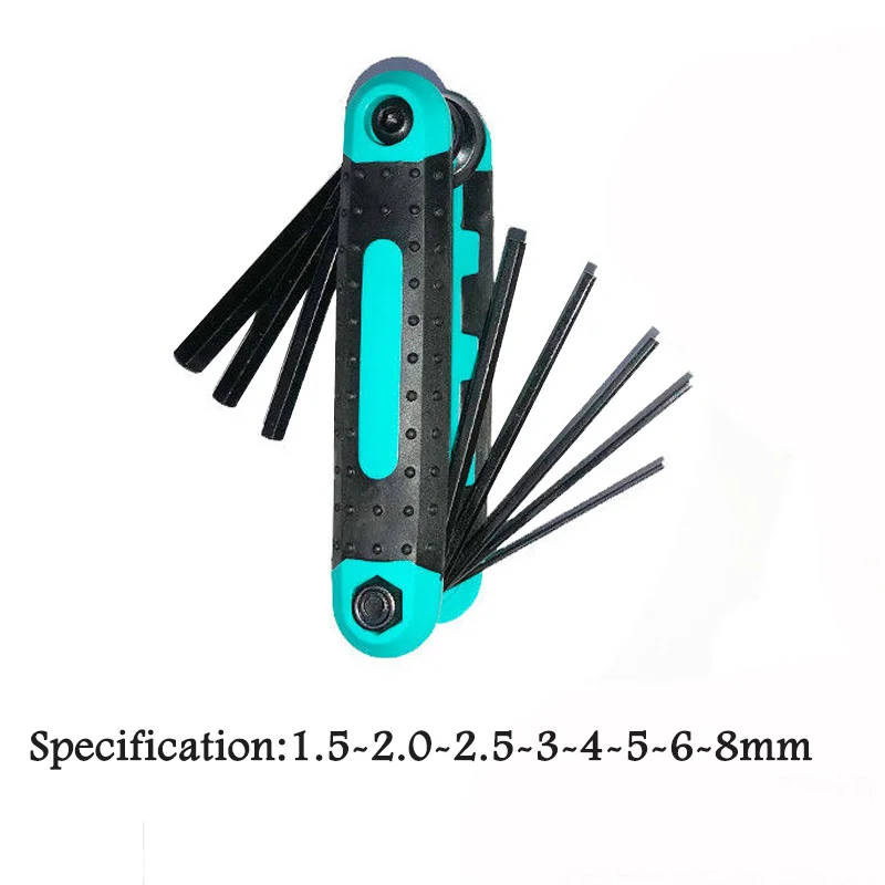 for 8 in 1 Folding Allen Wrench Set Metric Allen Key Set Tool Or Folding Tamper Proof Torx Key Set Porta