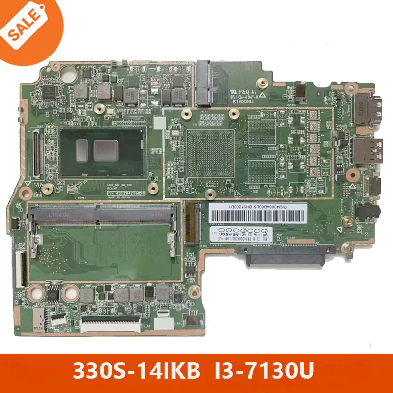 

Материнская плата для ноутбука Lenovo 330S-14IKB 330S-14AST с процессором I3 7020U ОЗУ 4 Гб DDR4 100% тест работает отправка