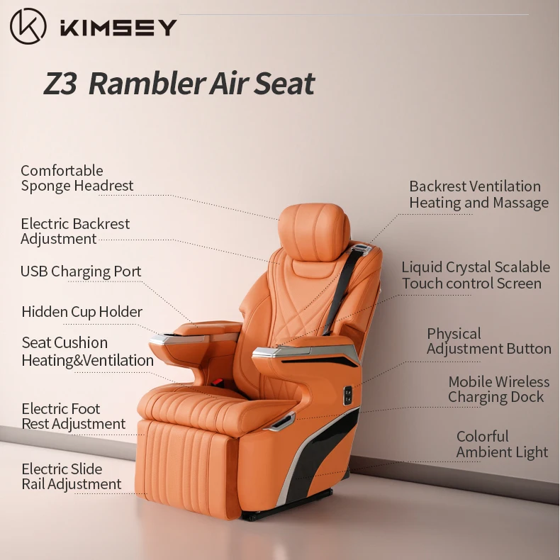 Fabrikpreis Custom Luxus Original Van Autositz Einzelstimmsitz für Coaster Hiace Alphard