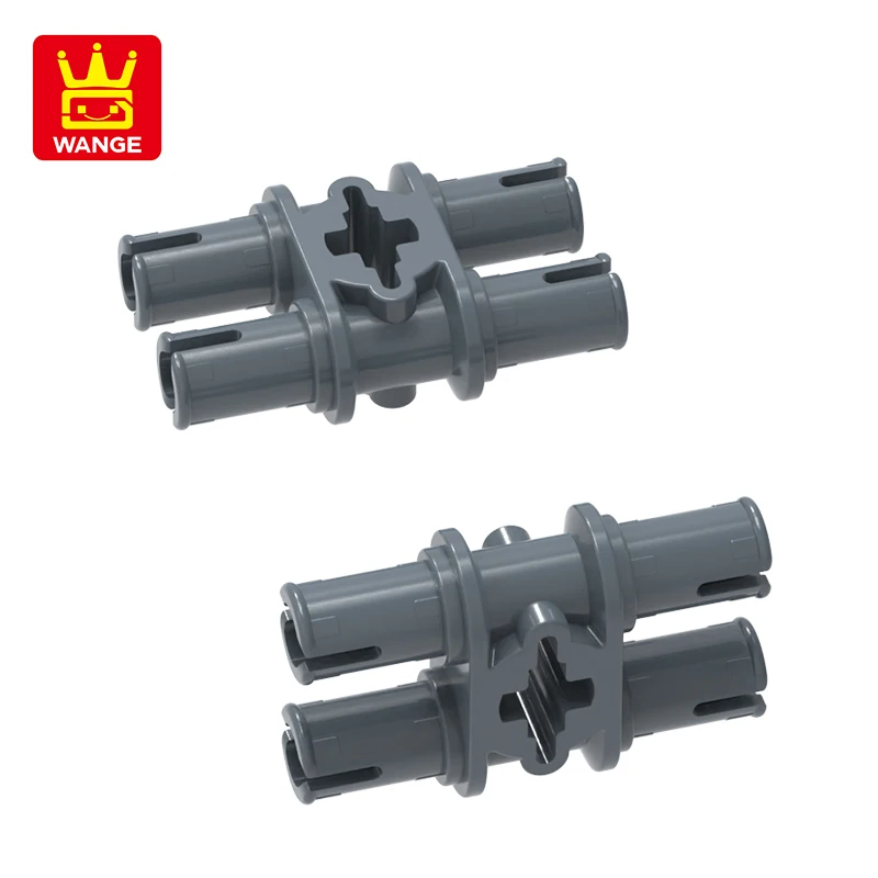 Wange 32138 100g/124 Stuks Pin Dubbel met Asgat Bouwstenen Moc Technische Onderdelen Compatibel met Baksteen kinderen Speelgoed