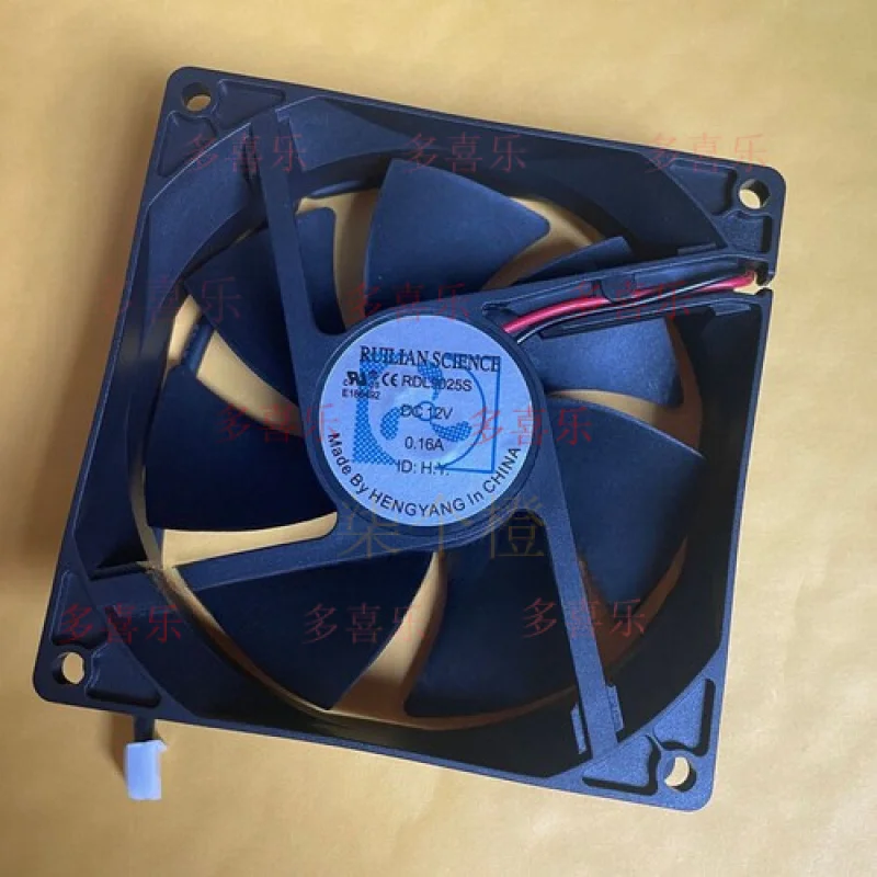 EE  for RUILIAN SCIENCE 9025 RDL9025S 12V 0.16A 92x92x25mm 2Pin Refrigerator Cooling Fan