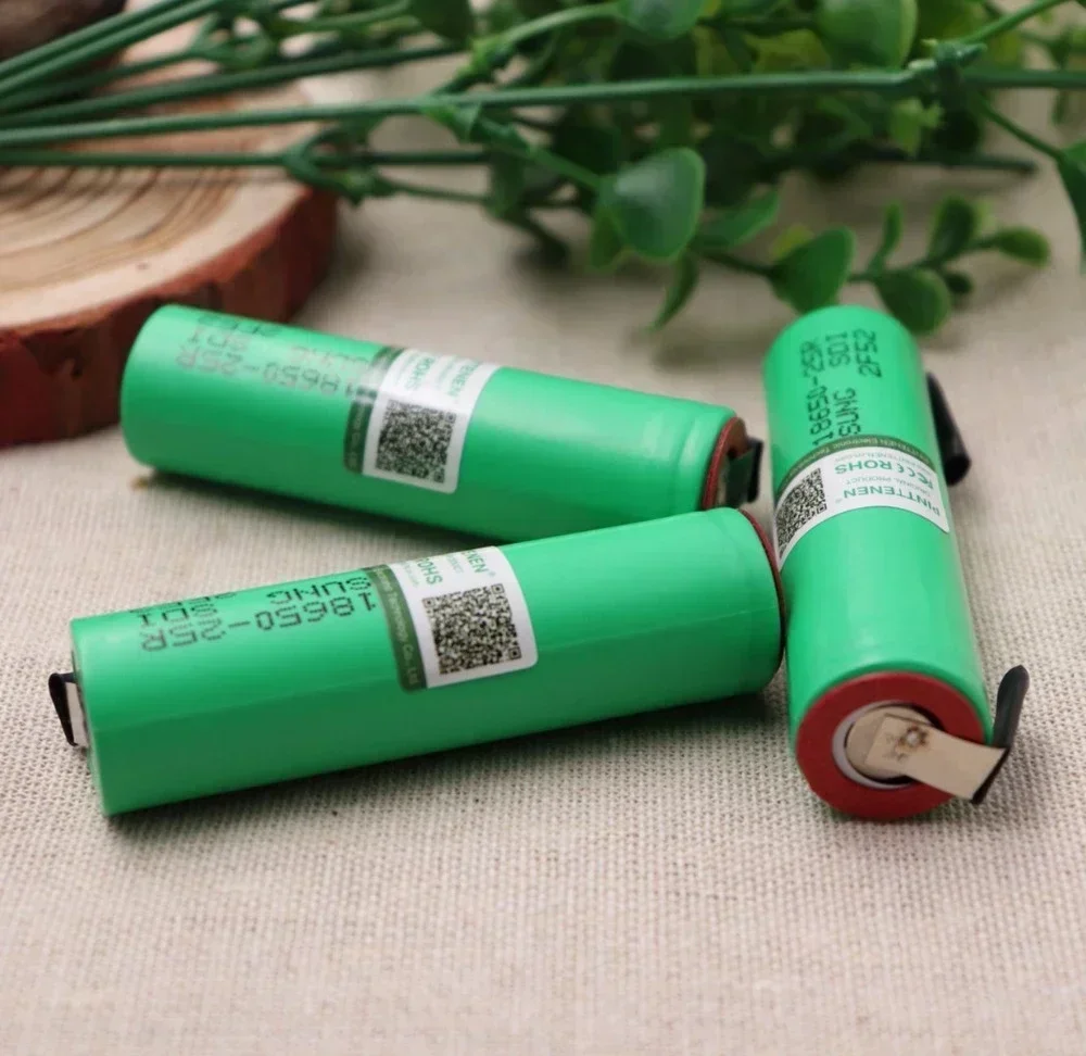 1/2/3/4/6/10 PCS 100% Original For Samsung 18650 2500mah battery INR18650 25R 20A discharge lithium batteries