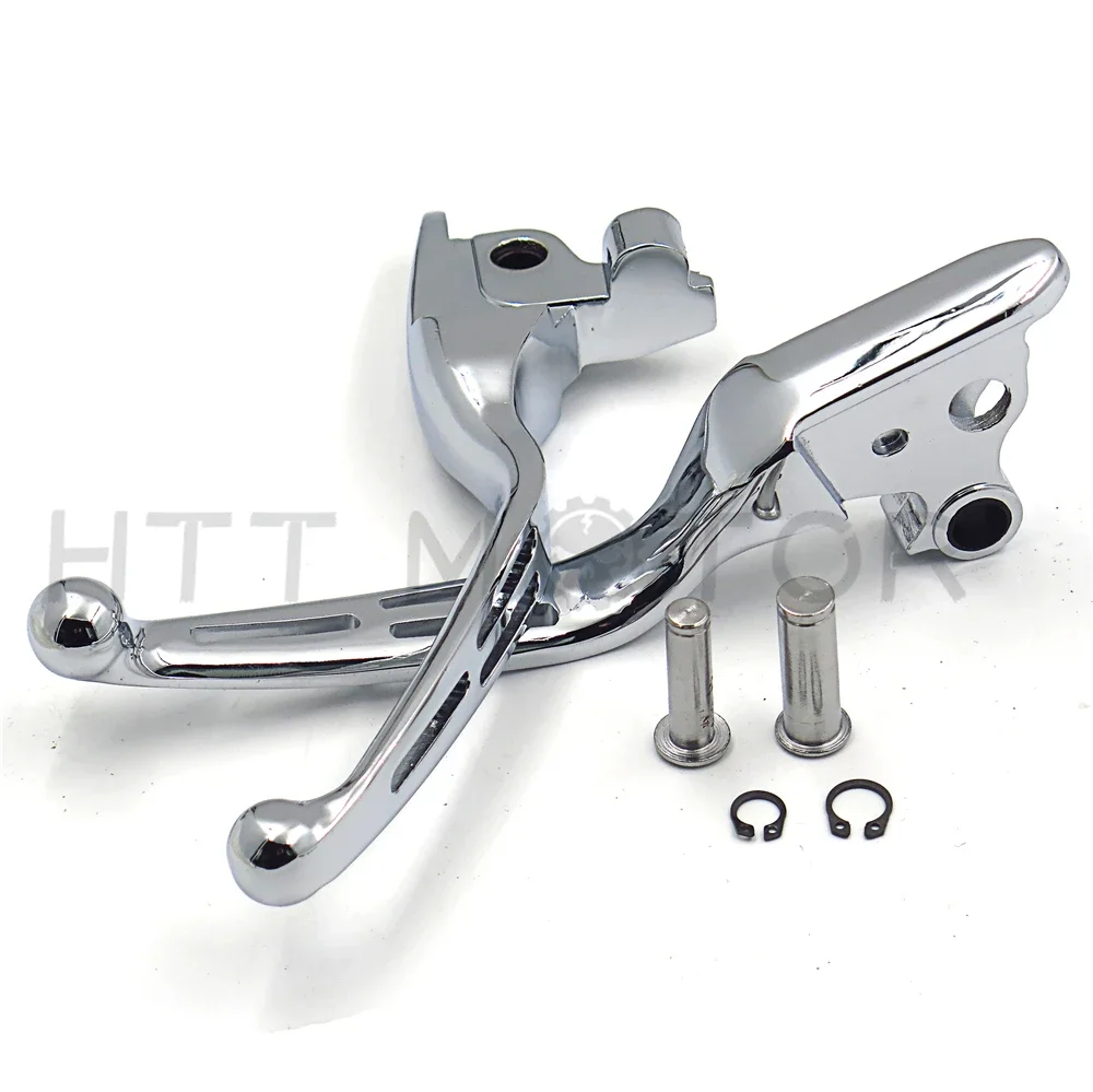 Brake Clutch Hand Lever For Harley Davidson 08-13 Touring 2014-Later FLHR and FLHRC Chrome/Black Motorcycle Parts
