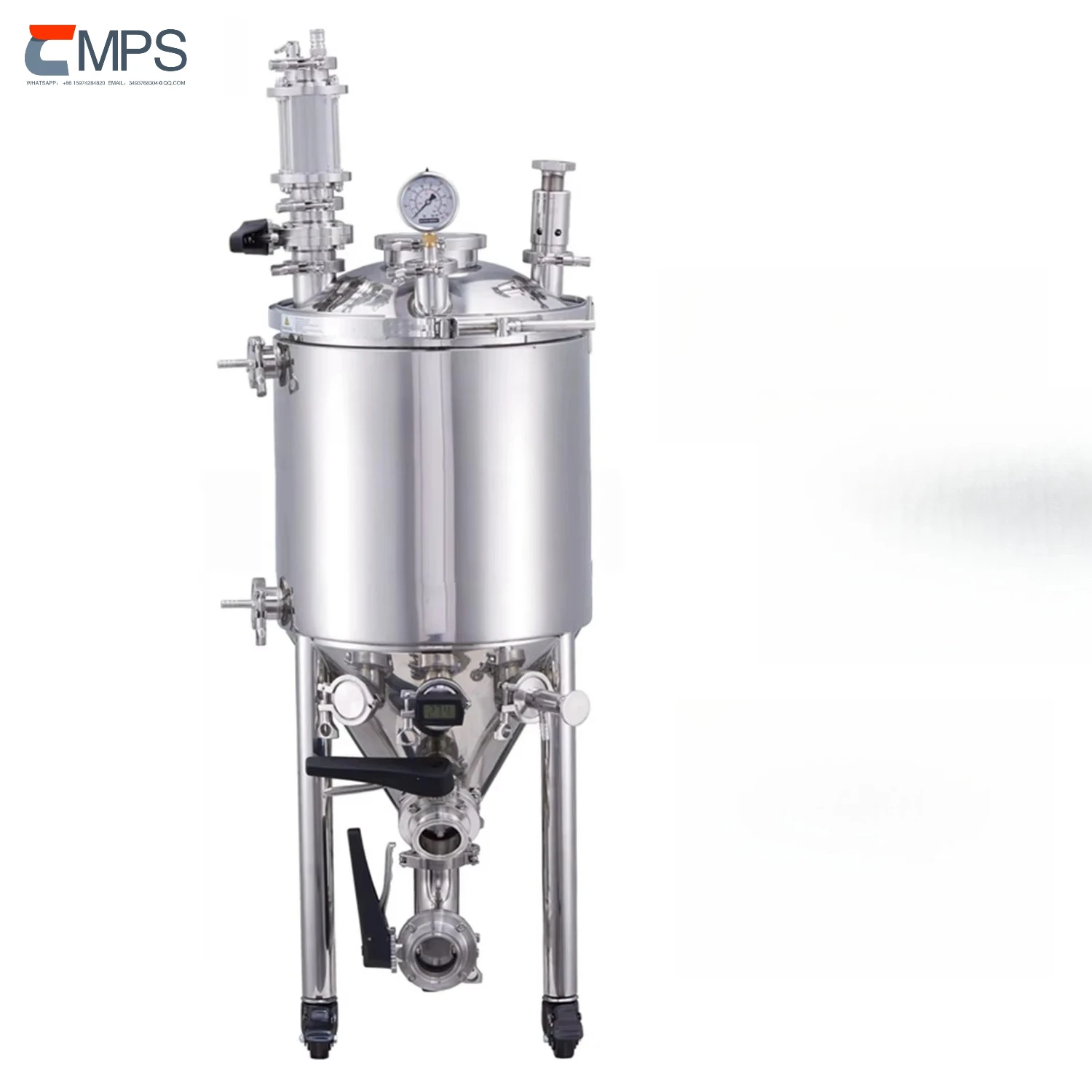 Hot Sales 75L Conical Fermenter Beer Brewery Equipment Pressurized Fermenter Ferment Beer Tank Brewing Beer Equipment