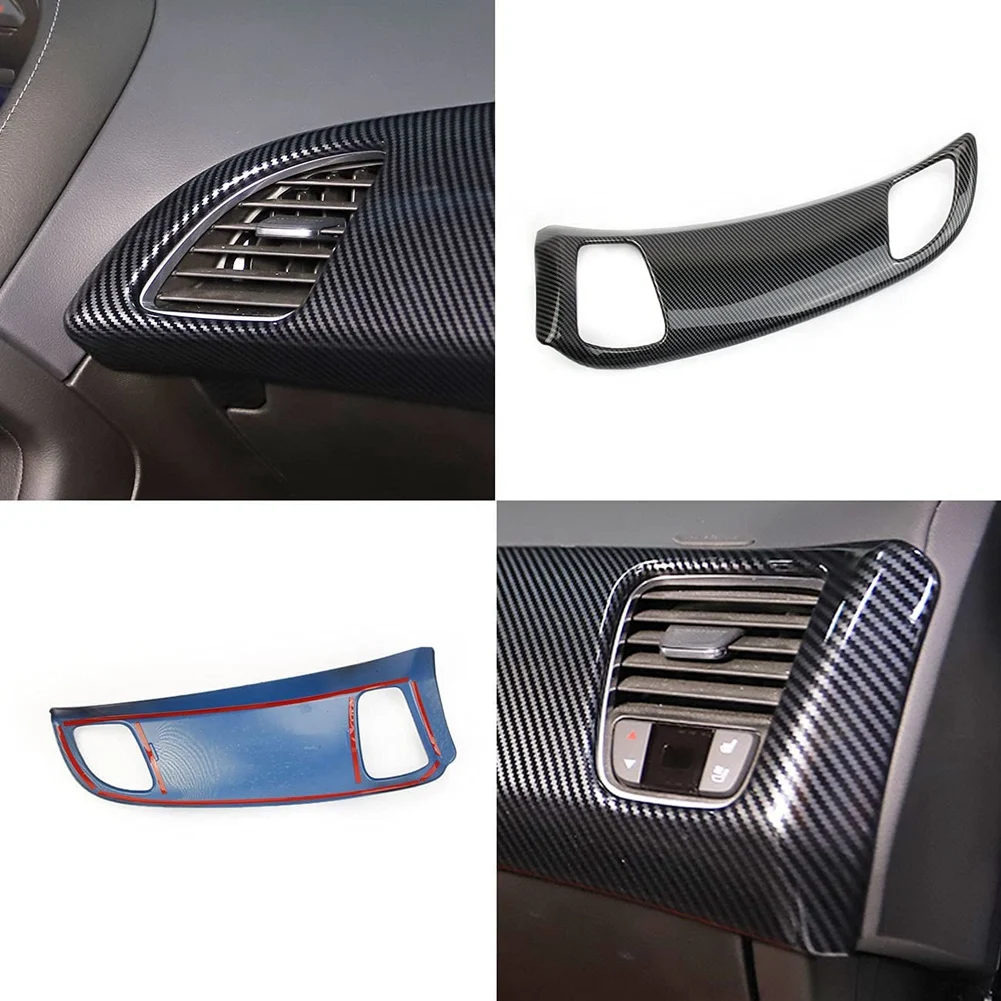 

A96E-1 PCS Dashboard Panel Decor Cover Trim ABS Carbon Fiber For Corvette C7 2014 2015 2016 2017 2018 2019