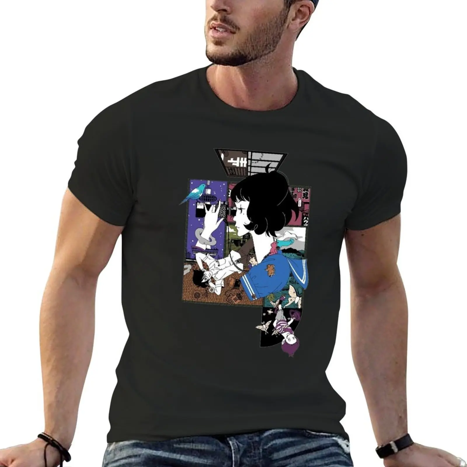 The Tatami Galaxy T-Shirt street wear korean fashion shirts graphic tees tops mens graphic t-shirts funny