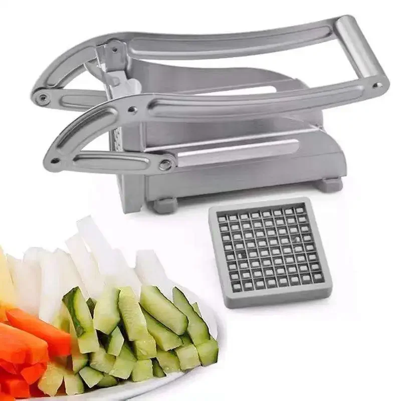 Non-slip Potato Cutting Machine Cutting French Fries Best Value Stainless Steel Home Use Potato Slicer Cucumber Kitchen Gadgets