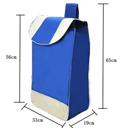 Shopping Cart Bag Accessories Large Oxford Cloth Thickened Bag Small Trolley Shopping Cart Cloth Bag шоппер bolso