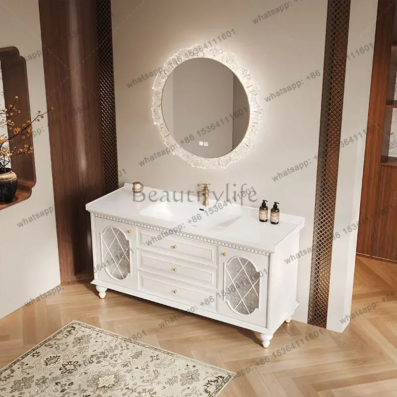 LD Perfume Mirror Bathroom Cabinet Makeup Display Corner Narrow Space Saver Cupboard Luxury Modern Jewelry Gabinete