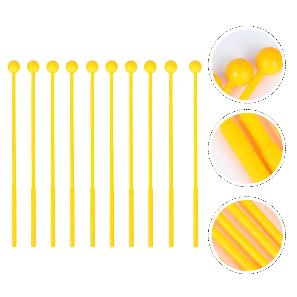 

12 Pcs Drumsticks Hammer Instruments for Kids Rhythm Mini Xylophone Plastic Child
