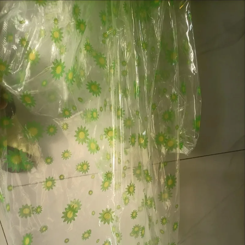 

Men Women Transparent Plastic Sexy Long Dress Hooded Zipper Cardigan Thick Soft Fashion Raincoat Waterproof Rain Coat Poncho