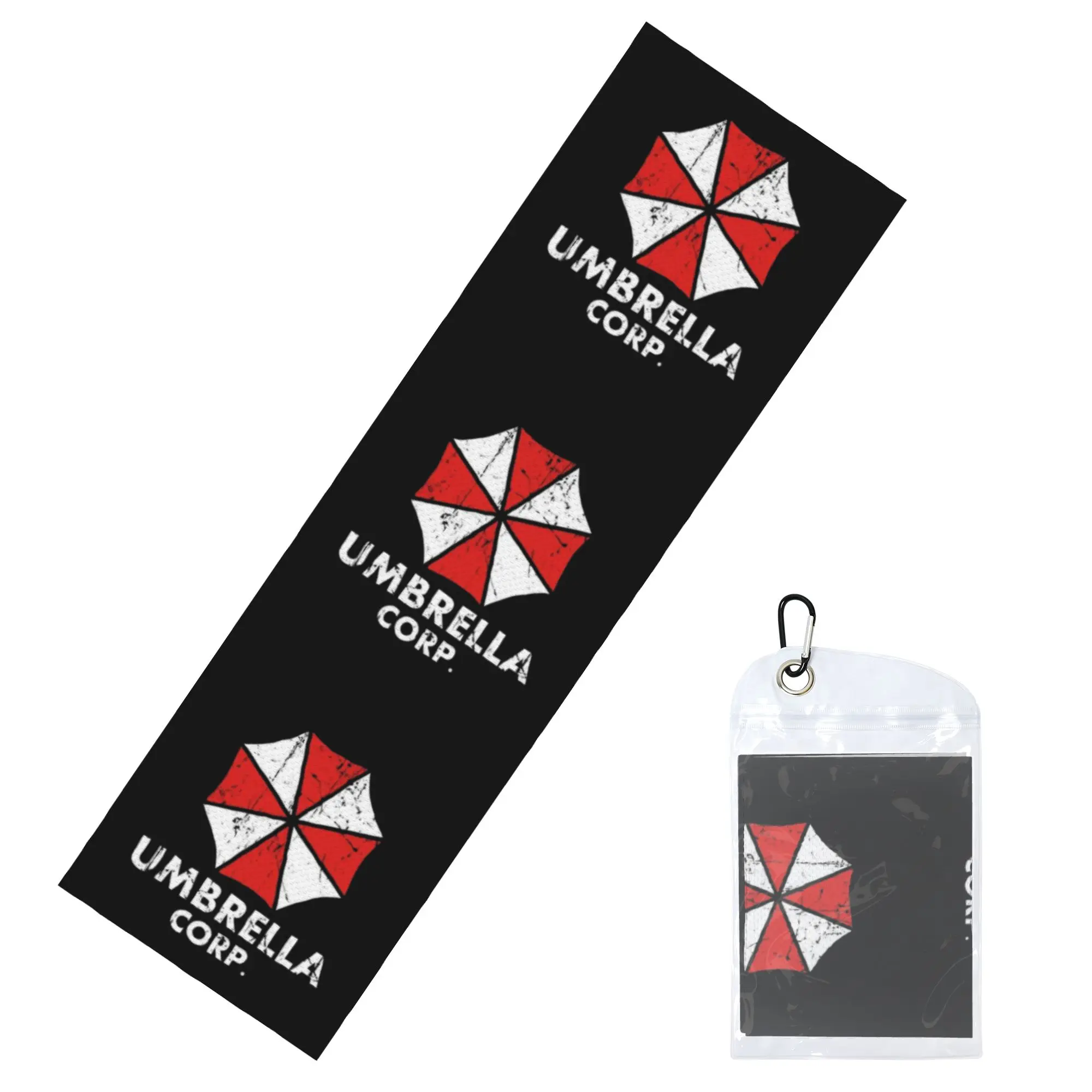 Umbrella Resident Evils Game Cold Exercise Towel  Yoga And Fitness Running Outdoor Activities Travelling Swimming Camping Towels