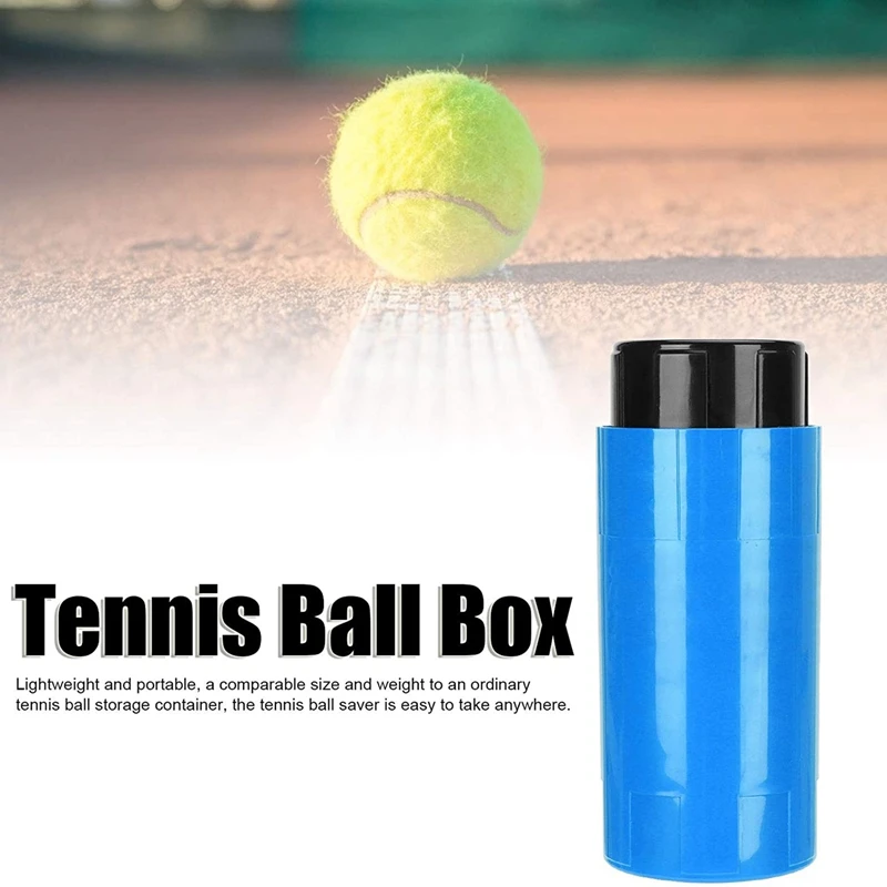 Tennis Ball Saver - Keep Tennis Balls Fresh Bouncing Like New Pressure Repair Tank Tennis Ball Box