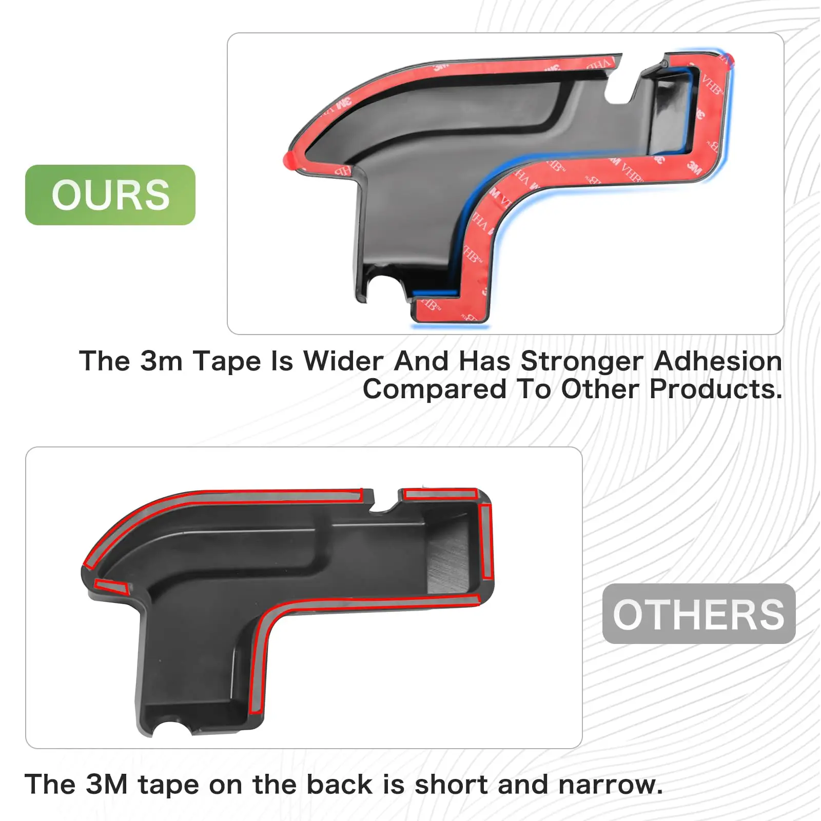 Rear Defogger Cable Cover For Jeep Wrangler JL 2018-2024 Rear Windshield Harness Protective Cover Conceals Car Accessories