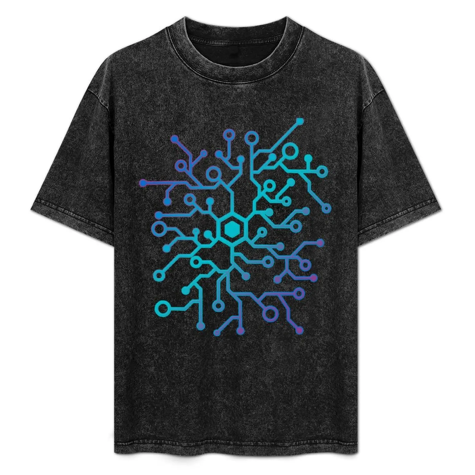 Ingress Prime Links Hack. On Deep Blue Edition Modern Pattern T-Shirt Clothing summer tops compression shirt men