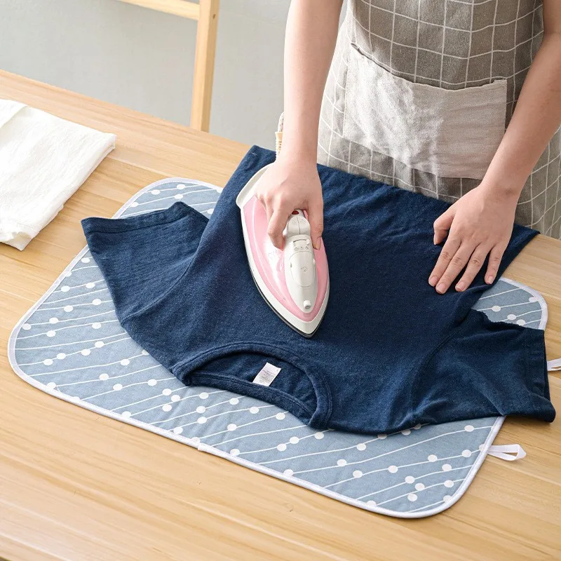 Foldable ironing board table style sponge padded safe for steam / Heat Insulation ironing pad / ironing mat