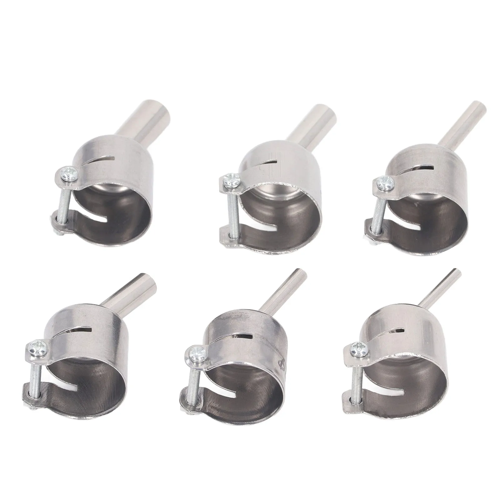 6Pcs 850 Heat Gun Nozzle Kit Aluminum Alloy 3 4 5 7 8 10mm Hot Air Gun Tips Soldering Station Supplies