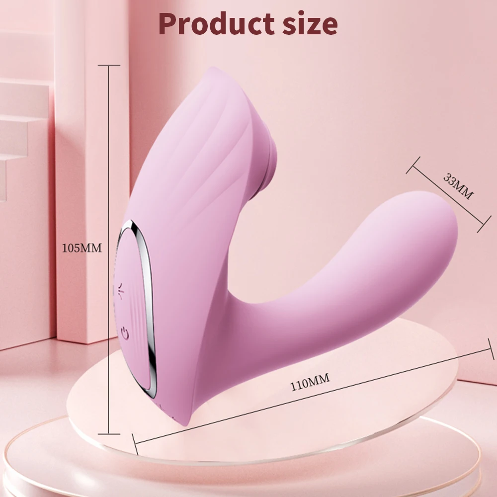 Wireless Remote Control 2 in 1 Bluetooth APP Dildo Vibrator Vagina Sucker Clitoris Stimulator Sex Toys for Women Couple Adult 18